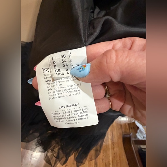 Moschino Couture Black Tulle Biker Jacket - Picture 7 of 8